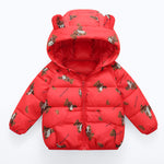 Lightweight Cotton Jacket for Kids – Warm Hooded Animal & Cartoon Print Coat for Boys & Girls