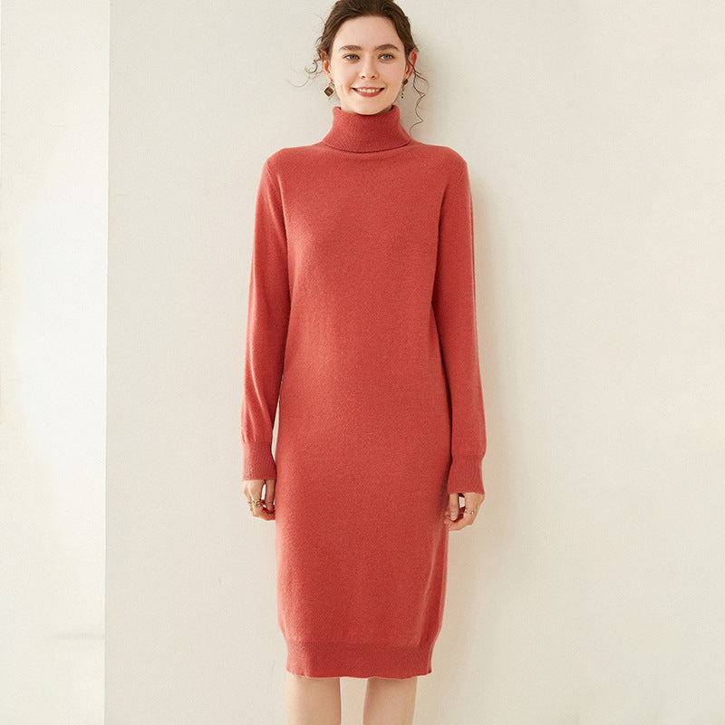 Cozy Elegance Knit Wool Skirt – Soft, Stylish, & Warm Bottoming Sweater Skirt for Women