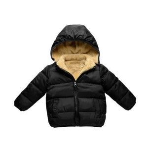 Children’s Lambskin Coat with Detachable Hood – Warm, Soft, and Stylish Winter Jacket for Kids Aged 3–8
