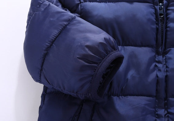 Children’s Lambskin Coat with Detachable Hood – Warm, Soft, and Stylish Winter Jacket for Kids Aged 3–8