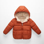 Children’s Lambskin Coat with Detachable Hood – Warm, Soft, and Stylish Winter Jacket for Kids Aged 3–8