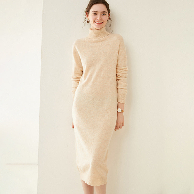 Cozy Elegance Knit Wool Skirt – Soft, Stylish, & Warm Bottoming Sweater Skirt for Women