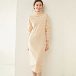 Cozy Elegance Knit Wool Skirt – Soft, Stylish, & Warm Bottoming Sweater Skirt for Women