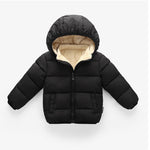 Children’s Lambskin Coat with Detachable Hood – Warm, Soft, and Stylish Winter Jacket for Kids Aged 3–8