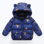 Lightweight Cotton Jacket for Kids – Warm Hooded Animal & Cartoon Print Coat for Boys & Girls