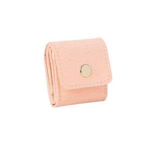 Portable Japanese Jewelry Bag – Soft Microfiber Ring Organizer for Travel & Daily Use