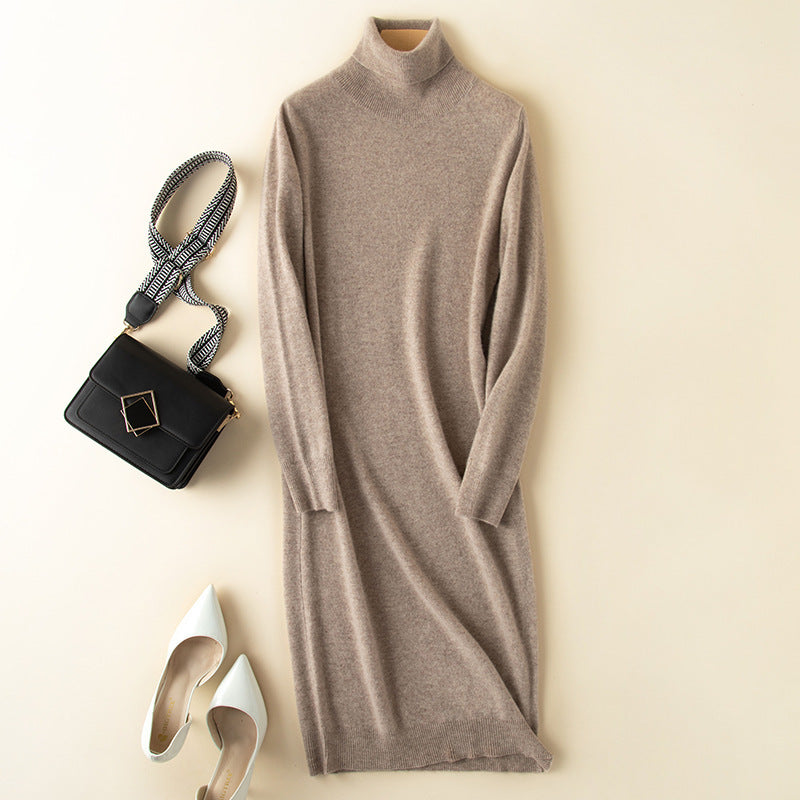 Cozy Elegance Knit Wool Skirt – Soft, Stylish, & Warm Bottoming Sweater Skirt for Women