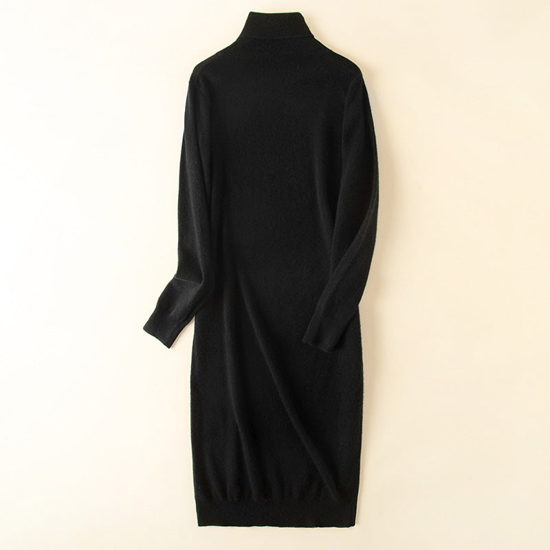 Cozy Elegance Knit Wool Skirt – Soft, Stylish, & Warm Bottoming Sweater Skirt for Women