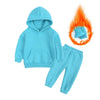 European And American Fleece Sweater Suit Middle And Big Children