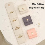 Portable Japanese Jewelry Bag – Soft Microfiber Ring Organizer for Travel & Daily Use
